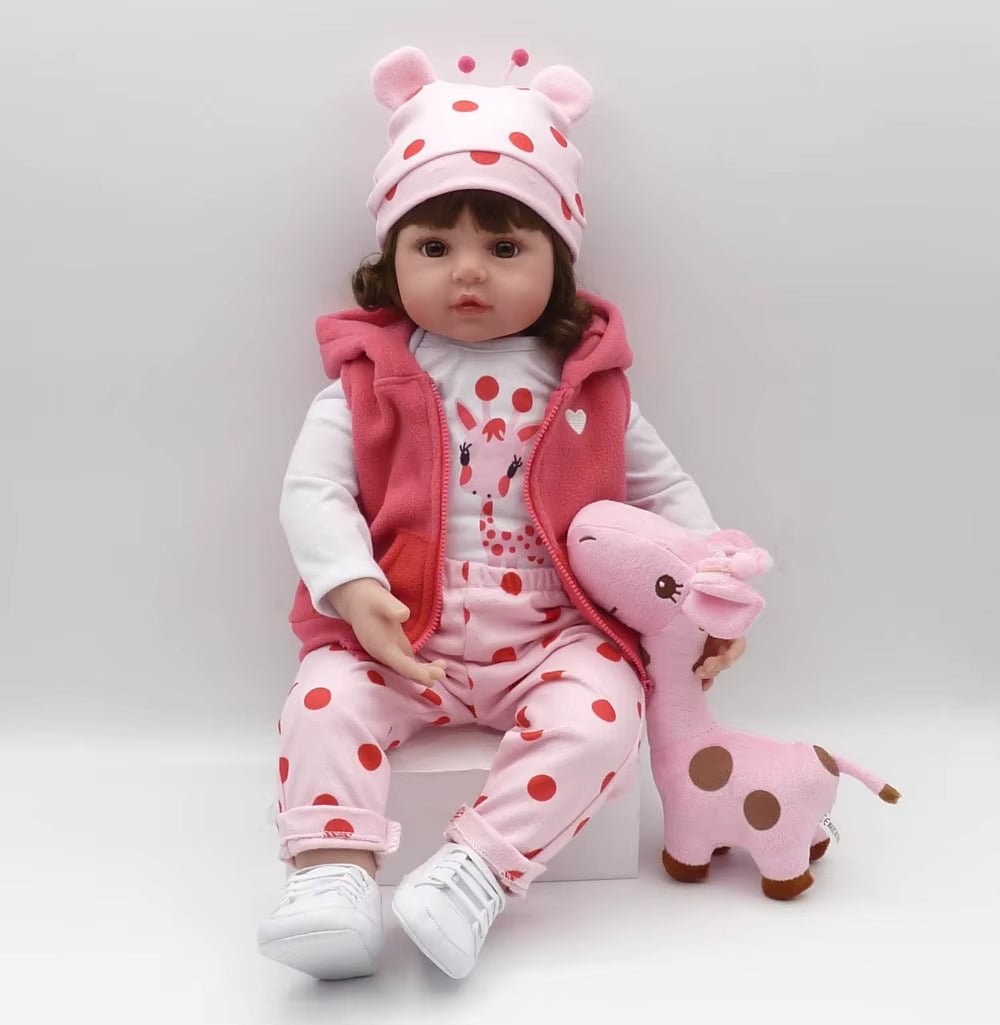 Bebe Doll Reborn Toddler 47Cm Soft Silicone Reborn Baby Dolls Soft Body Lifelike Menina Christmas Surprice Girl Gifts Doll