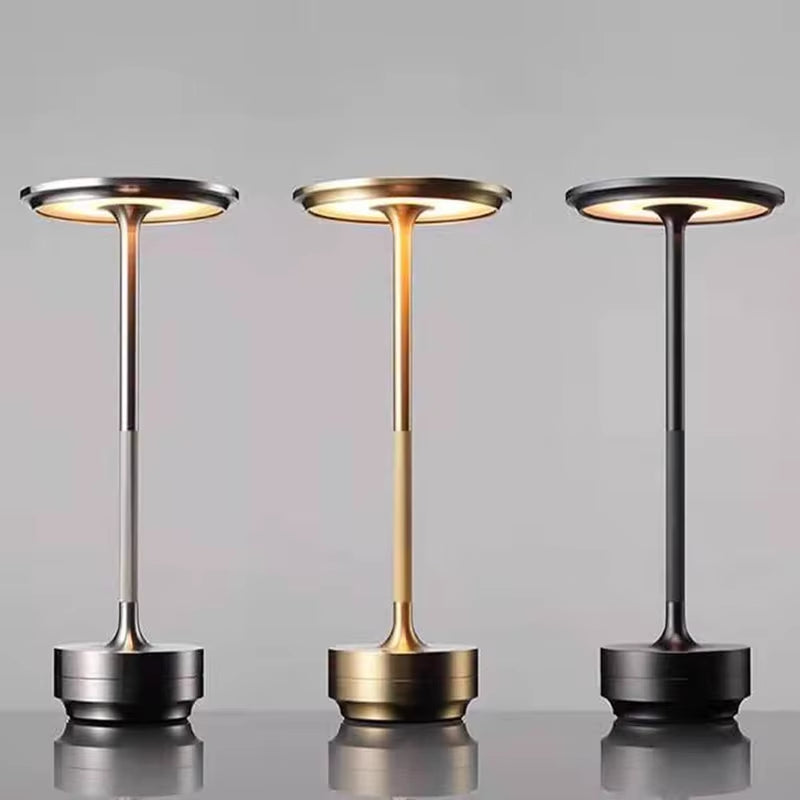 Rechargeable Table Lamp Creative Dining Touch Led Hotel Bar Coffee Pina Pro Table Lamp Lampada Da Tavolo Decorative Desk Lamp