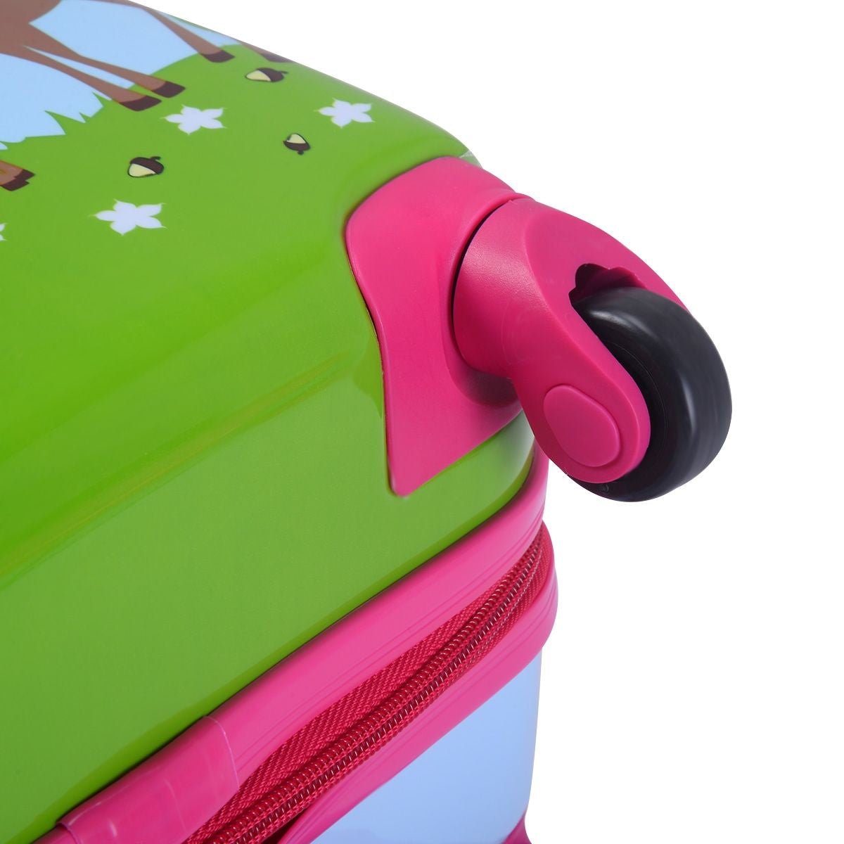 Set 2 in 1 Bagaglio Viaggio per Bambini Con Ruote + Zaino Valigetta Bimbo E Zaino Blu