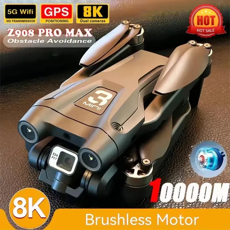 New Z908 Pro / MAX Mini Drone 8K Professional Camera Obstacle Avoidance Helicopter Remote Control Quadcopter RC Toys for Xiaomi