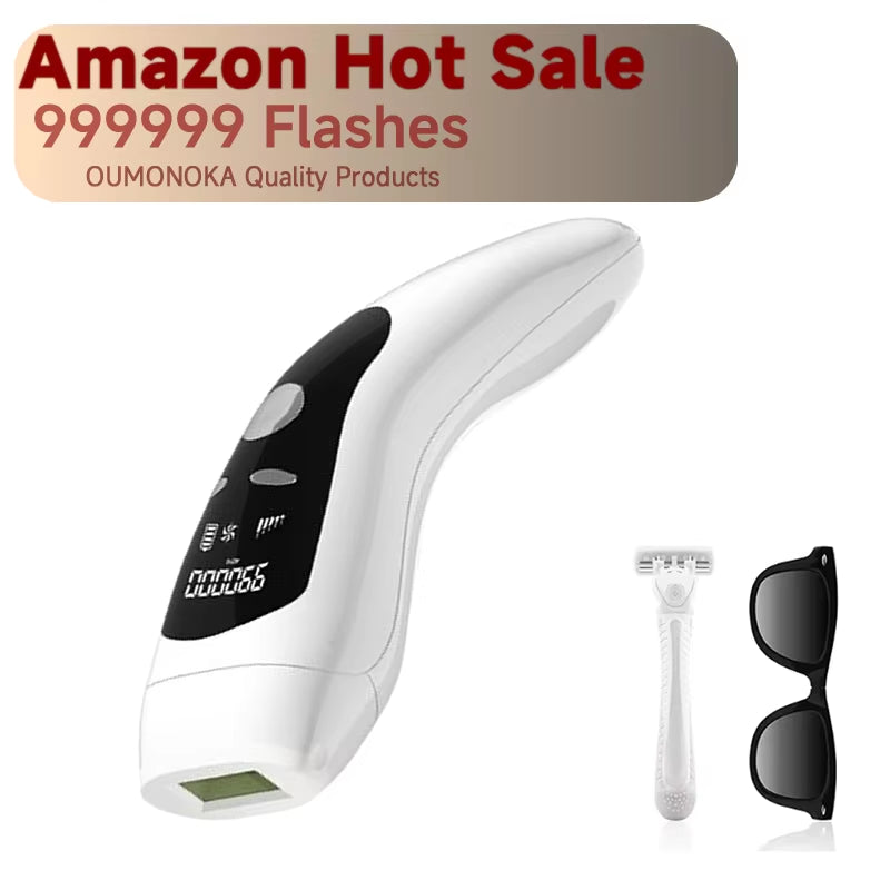 Permanent IPL Laser Epilator Women'S Depilators Facial Shaving Hair Cutting Machine Men'S Razor Shaver Mower Laser Hair Removal