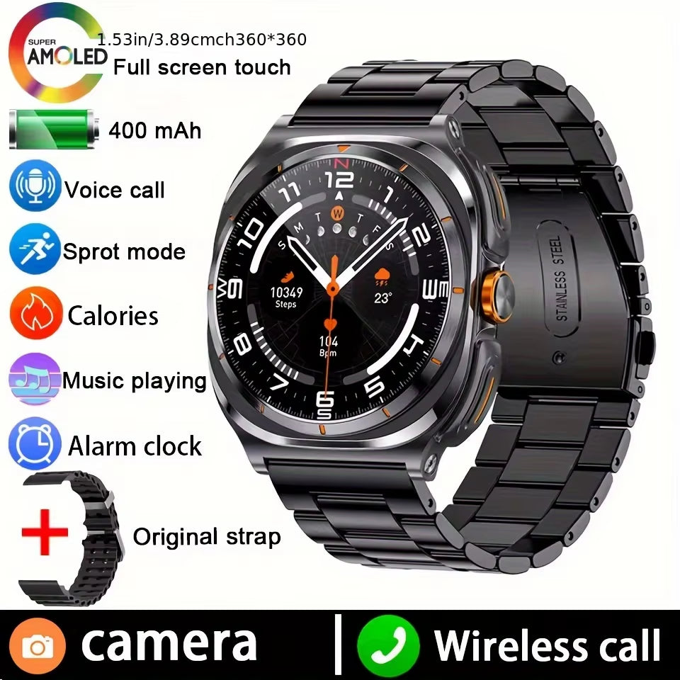 2025 2 in 1 Music Play Sports Smart Watch with Earbuds NFC Watches TWS Bluetooth Earphone Heart Rate Monitor Fitness Smartwatch
