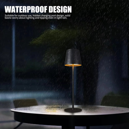 Cordless Rechargeable Led Table Lamp Touch Sensor Desktop Night Light 3 Levels Dimmable for Restaurant Hotel Bar Decor Lights