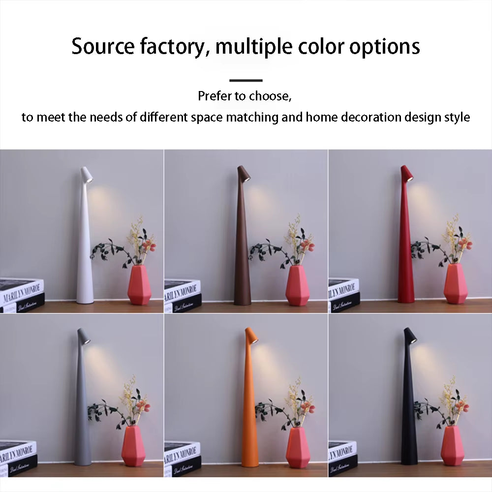Wireless Rechargeable Desk Lamp Creative Living Room Study Lamp Top Touch Dimming Atmosphere Desktop Decoration Light
