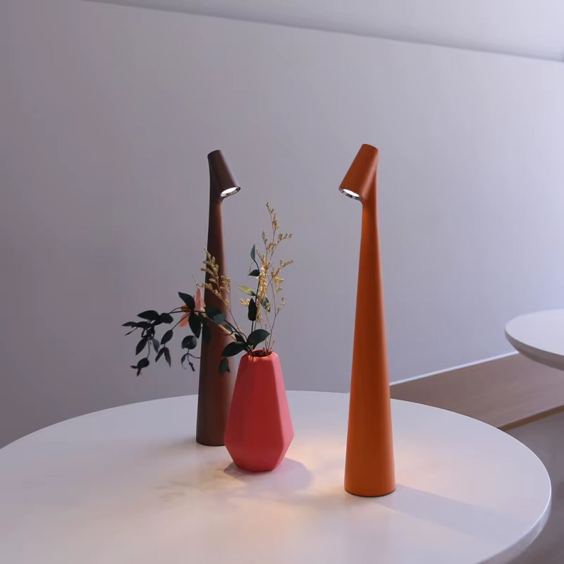 Wireless Rechargeable Desk Lamp Creative Living Room Study Lamp Top Touch Dimming Atmosphere Desktop Decoration Light