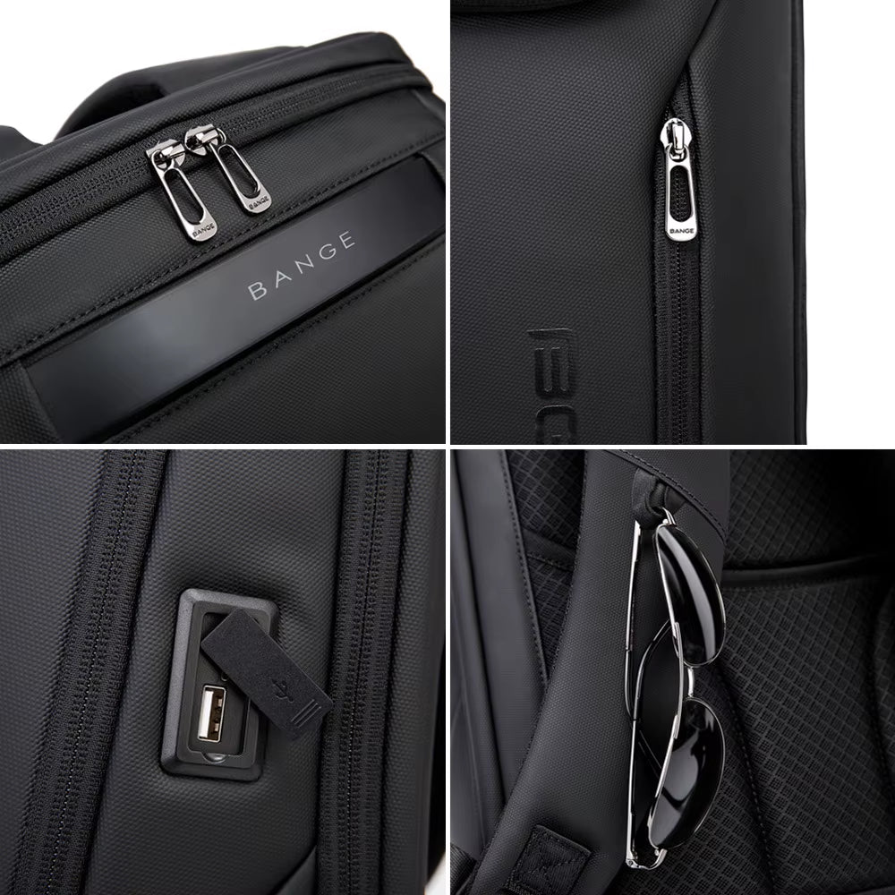 USB Charging Waterproof Laptop Backpack 17 Computer Bag Travel Business Hiking Backpacks School Back Pack Mochila for Men