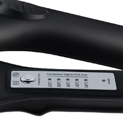 Piastra per Capelli Frisee,  Piastra per Capelli Ondulati Professionale Con 4 Piastre Piatte in Titanio Intercambiabili Piastra Frisè, Rivestimento in Tourmaline Ceramic (Viola)