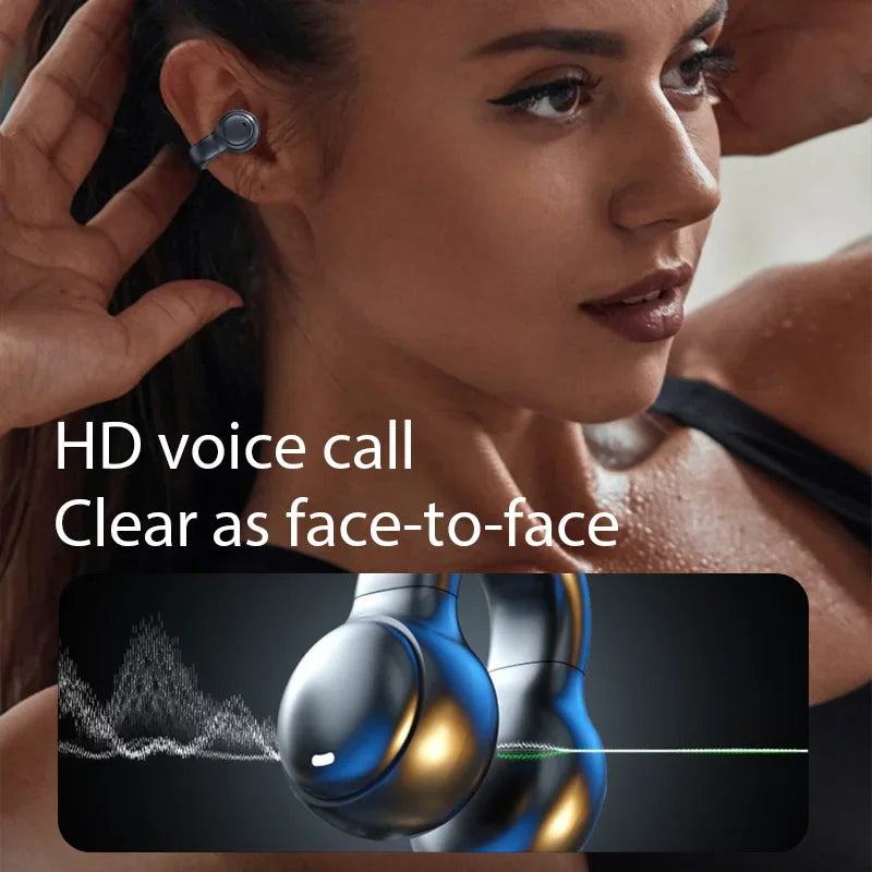 New Model 2025 M47+ Wireless Earbuds Bluetooth Headset Charging Earphones Bone Conduction Headphones Sport with Mic Free