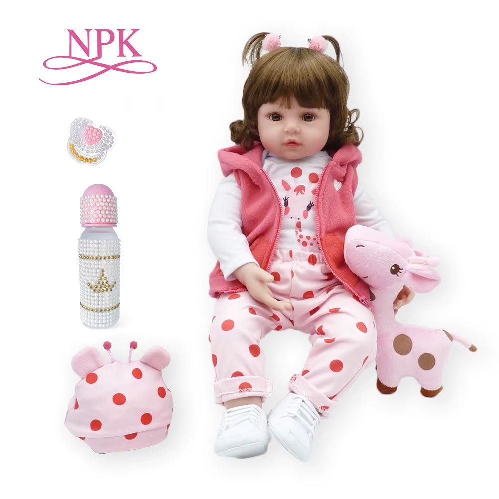 Bebe Doll Reborn Toddler 47Cm Soft Silicone Reborn Baby Dolls Soft Body Lifelike Menina Christmas Surprice Girl Gifts Doll