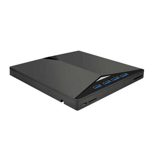 7-In-1 USB 3.0 Type C External CD RW DVD Optical Drives Tray Type DVD Burner Recorder Reader Player for Laptop Notebook PC