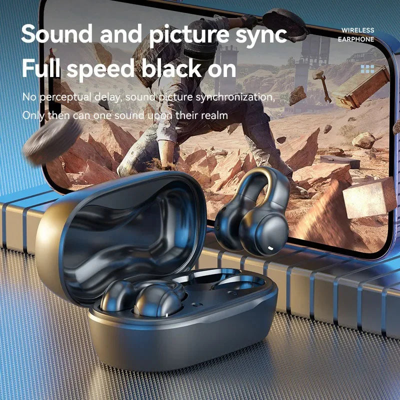 New Model 2025 M47+ Wireless Earbuds Bluetooth Headset Charging Earphones Bone Conduction Headphones Sport with Mic Free