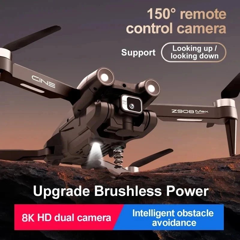 New Z908 Pro / MAX Mini Drone 8K Professional Camera Obstacle Avoidance Helicopter Remote Control Quadcopter RC Toys for Xiaomi