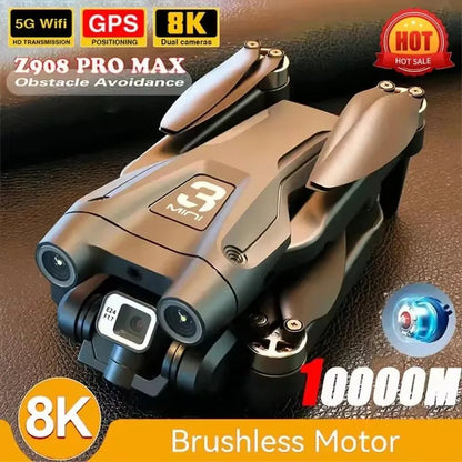 New Z908 Pro / MAX Mini Drone 8K Professional Camera Obstacle Avoidance Helicopter Remote Control Quadcopter RC Toys for Xiaomi