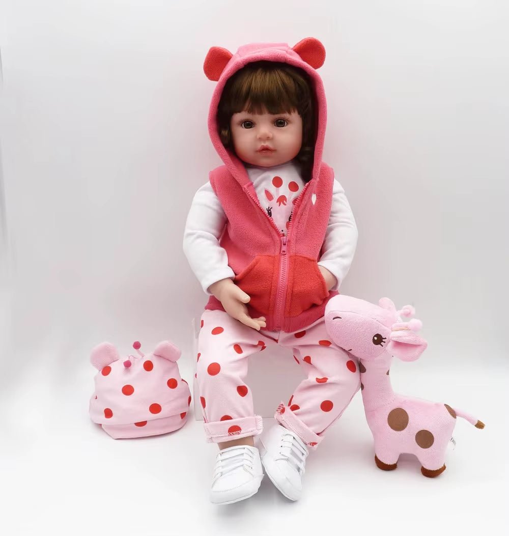 Bebe Doll Reborn Toddler 47Cm Soft Silicone Reborn Baby Dolls Soft Body Lifelike Menina Christmas Surprice Girl Gifts Doll