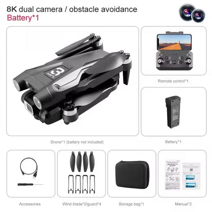 New Z908 Pro / MAX Mini Drone 8K Professional Camera Obstacle Avoidance Helicopter Remote Control Quadcopter RC Toys for Xiaomi
